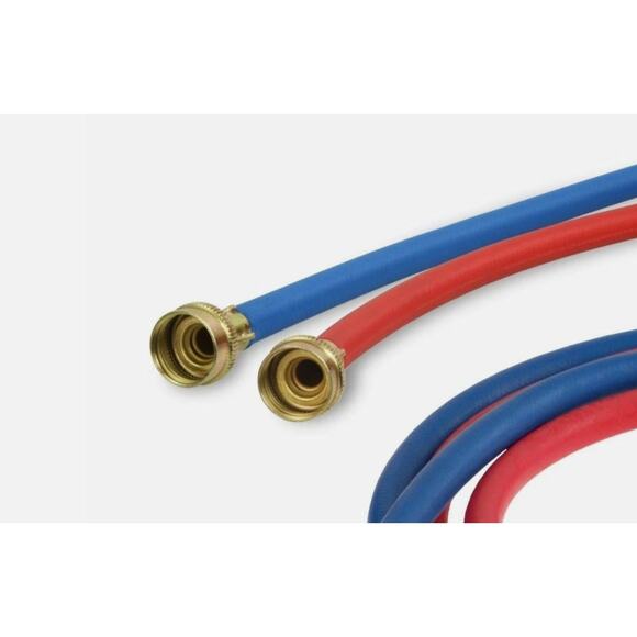 NEW Everflow Rubber Washing Machine Hose for High Pressure 72" Hot/Cold Red/Blue - Picture 2 of 2